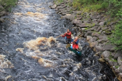 Kanufahrt auf dem Jungonjoki